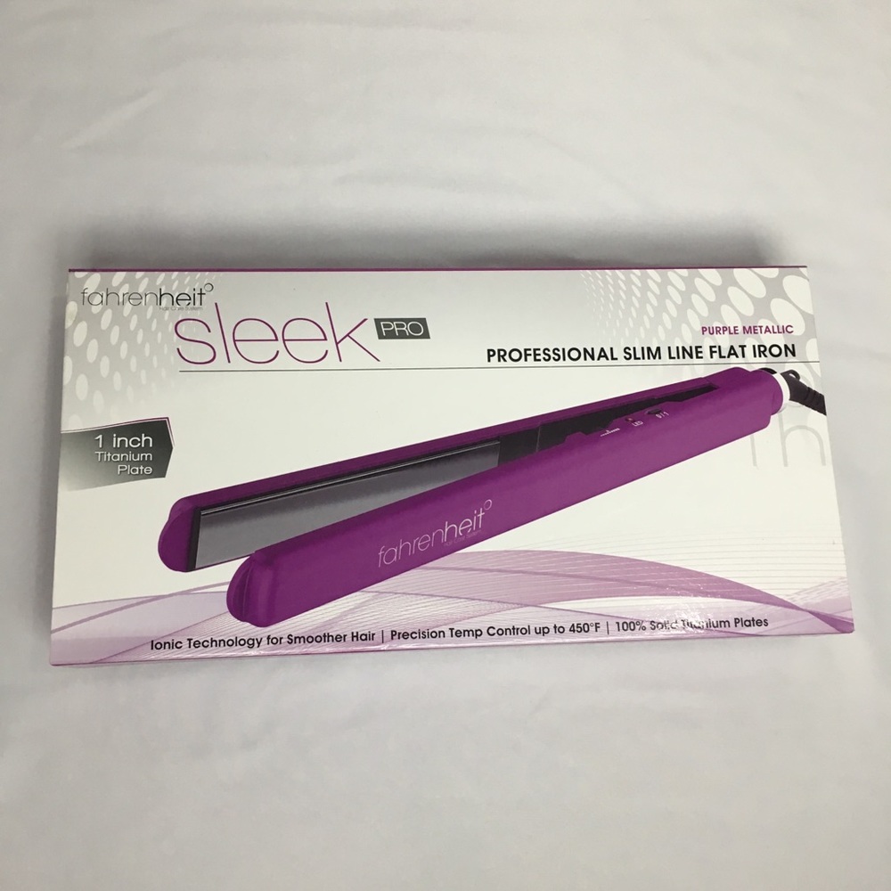 Fahrenheit Sleek Pro Slim Flat Iron 1”